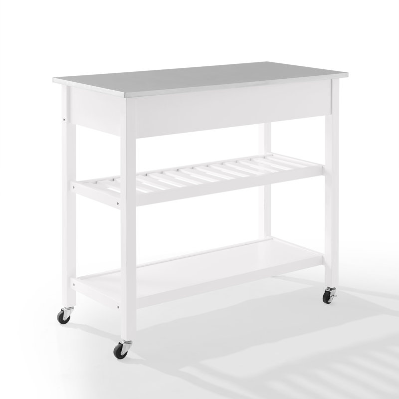 Mercury Row® Ansell Metal Kitchen Island & Reviews Wayfair